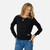 Kerri Rosenthal Patchwork Cotton Pullover in Black