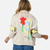 Kerri Rosenthal Fringe Shawl Collar Cardigan in Chalk