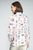 Vilagallo Matchbox Print Shirt in White