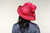 Christine A. Moore Millinery Kathleen Hat in Coral