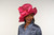 Christine A. Moore Millinery Kathleen Hat in Coral