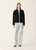 Fabiana Filippi Double Wool Shirt Jacket in Midnight Blue