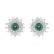 Paul Morelli 18K White Gold Precious Pinpoint Stud Earrings with Paraiba Tourmaline