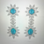 Paul Morelli Platinum Paraiba Cab Double Dangle Earrings