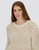 Herno Resort Alpaca and Lurex Blend Sweater in Milk White