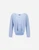 Herno Resort Wool V-Neck Sequin Sweater in Light Blue