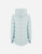 Herno Heavy Nylon A-Line Hi-Lo Jacket in Pale Aqua