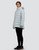 Herno Heavy Nylon A-Line Hi-Lo Jacket in Pale Aqua