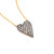 Sylva & Cie. 18K Yellow Gold Heart Shape Pendant on Chain, 18"