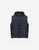 Herno Men's Resort Ultralight Nylon and Suede Effect Microfibre Vest in Navy Blue