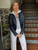 Jakett New York Molly Burnished Leather Jacket in Indigo
