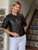 Jakett New York Edith Washed Leather Jacket in Black