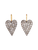 Sylva & Cie. 18K Yellow Gold Heart Ten Table Earrings