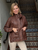 Jakett New York Adriana Vintage Leather Jacket in Walnut