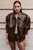 *ORDER TODAY* LAMARQUE Trevanna Leather Bomber Jacket in Rub Off Brown