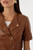 *ORDER TODAY* LAMARQUE Kirsi Gold 21 Cropped Biker Jacket in Luggage