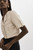 *ORDER TODAY* LAMARQUE Kirsi Gold 21 Cropped Biker Jacket in Bone