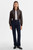 *ORDER TODAY* LAMARQUE Evelin Cropped Faux Leather Bomber Jacket in Dark Brown 