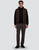Herno Men's Suede Jacket in Dark Brown