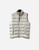 Herno Men's Cashmere and Silk Vest with Monogram in Open White, Size 50