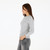 *COMING SOON* Kerri Rosenthal KR Long Sleeve Rib Tee in Heather Grey