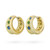*RESERVE TODAY* Paul Morelli Gallant Snap Hoop Earrings with Tourmaline and Tanzanite, 10mm