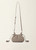 Fabiana Filippi Suede Muffin Bag in Falcon