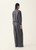 Fabiana Filippi Pinstriped Flannel Bomber-Style Shirt in Charcoal