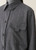 Fabiana Filippi Pinstriped Flannel Bomber-Style Shirt in Charcoal