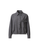 Fabiana Filippi Pinstriped Flannel Bomber-Style Shirt in Charcoal