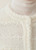 Fabiana Filippi Platinum Mohair and Micro-Sequin Striped Cardigan in Raffia, Size 46