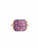 Sylva & Cie. 18K Yellow Gold Pink Sapphire Mini Ten Table Ring, Size 6.5