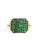 Sylva & Cie. 18K Yellow Gold Tsavorite Mini Ten Table Ring, Size 6.5