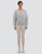Herno Wool Jumper with Vanise Inlay in Milk White