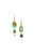 Leigh Maxwell Diamond Rondelle & Bead Earrings - Peruvian Opal & Sapphire