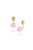 Leigh Maxwell Interchangeable Earring Backs - Pink Opal