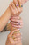 Leigh Maxwell Half Triple Row Pavé Eternity Band w/Center Stone - Sapphire, Size 7.5