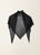 Fabiana Filippi Sequin Knit Triangle Scarf in Black