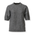 Fabiana Filippi Sequin Crew Neck Short Sleeve Sweater in Charcoal