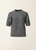 Fabiana Filippi Sequin Crew Neck Short Sleeve Sweater in Charcoal