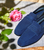 *SPECIAL ORDER* Sophique Milano Essenziale Classic Suede Loafer in Blue Ink