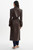 *ORDER TODAY* LAMARQUE Iolanthe Faux Leather Trench Coat in Dark Brown