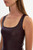 *ORDER TODAY* LAMARQUE Cesia Stretch Leather Tank Top in Vamp