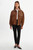 *ORDER TODAY* LAMARQUE Trevanna Leather Bomber Jacket in Cognac 