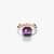 Pomellato Nudo 18K Rose and White Gold Amethyst Classic Ring