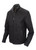 Remy Mens Embossed Nubuck Print Leather Jacket in Carbon/Noir