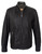 Remy Mens Embossed Nubuck Print Leather Jacket in Carbon/Noir