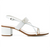 Giuseppe Zanotti Rock White Chunky Sandal, Size 37.5
