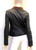 Remy Women’s Leather Double Collar Jacket in Peat/Dakota