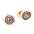 Pomellato Nuvola 18K Rose Gold Brown Diamond Stud Earrings